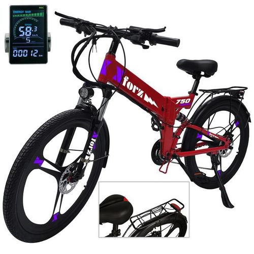 Bicicleta con luz led MXMOJ-063 Xforz Mount750TourRed