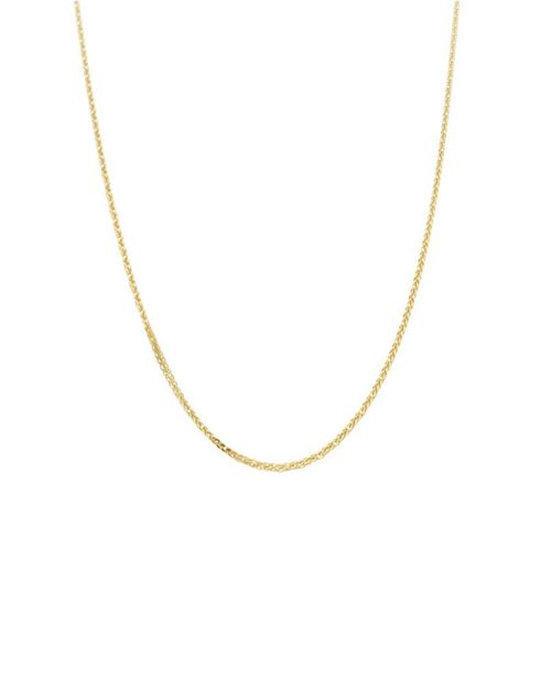 CADENA DE ORO AMARILLO 14K 45CM CAL 25 1MM ANCHO