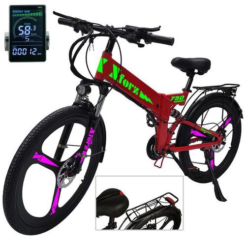Bike con stickers colores MXMOJ-027 Xforz Mount750TourRed