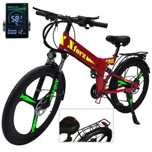 Bici eléctrica modo asistido MXMOJ-046 Xforz Mount750TourRed