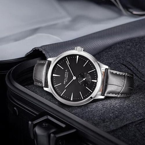 Reloj SEAGULL automático y mecánico para hombre negro