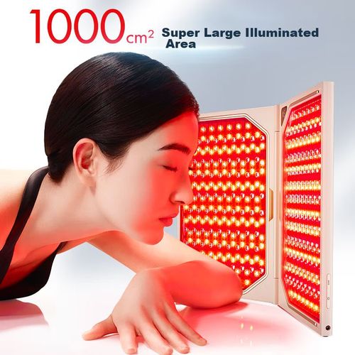 Dispositivo de terapia de luz roja para cara Rosa