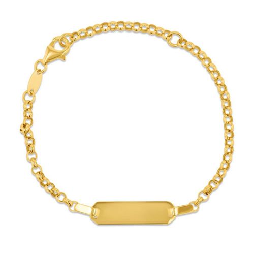 Esclava De Oro Amarillo 14K FMB-901-EA