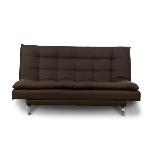 Sofá Cama Matrimonial 3 Posiciones Modelo Paris Color Tabaco