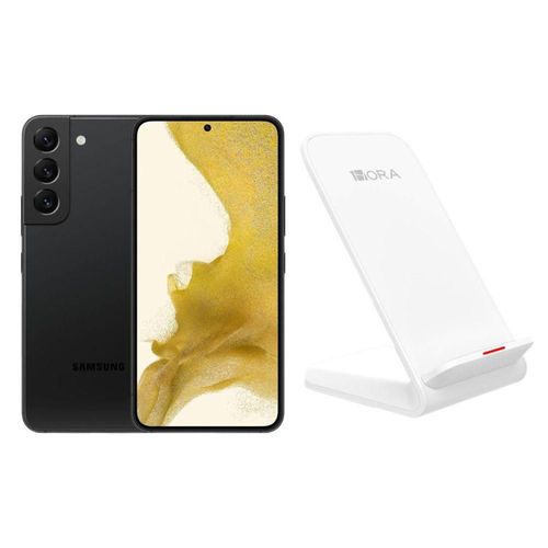 Galaxy S22 Plus 128GB Negro Reacondicionado más Base Cargador