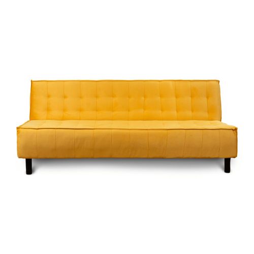 Sofá Cama Matrimonial 3 Posiciones Modelo Venecia color Mostaza