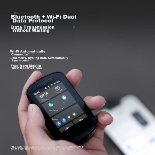 Computadora de bicicleta GPS pantalla táctil 2.4" MAGENE