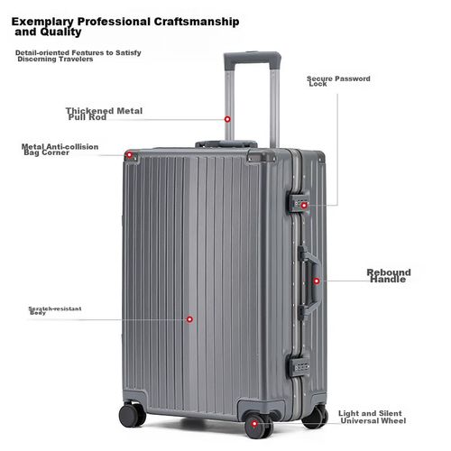 Maleta DULA ChaseDevotion Gris Estrellado 20 pulgadas