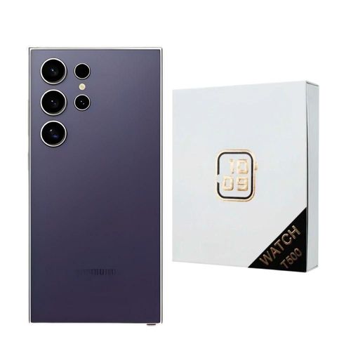 Galaxy S24 Ultra 256GB Morado Reacondicionado más Reloj Genérico