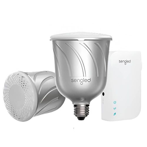 Paquete de focos con altavoz JBL Bluetooth Sengled y expansor subwoofer