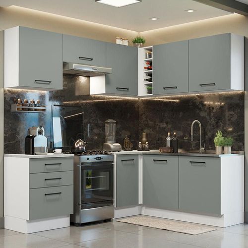 Cocina Integral Completa Modular Madesa Agata 399cm BG 02