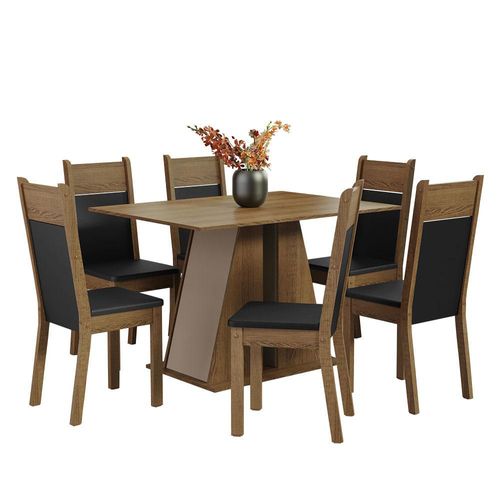 Juego de Comedor con Mesa y 4 Sillas Madesa Beverly MCN