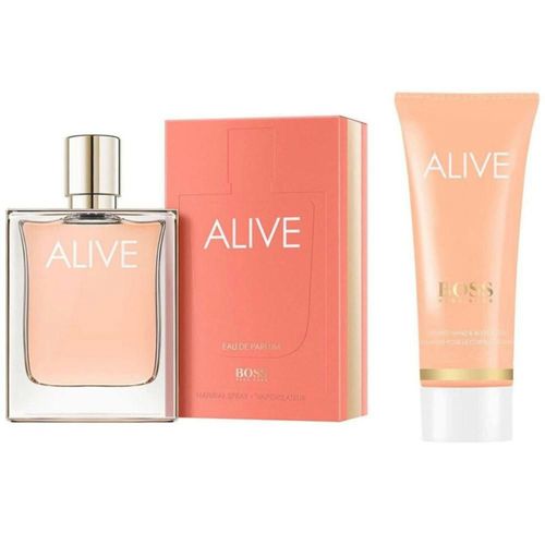 SET HUGOB BOSS 2 PZS ALIVE 80ML EDP SPRAY/ BODY LOTION 75ML