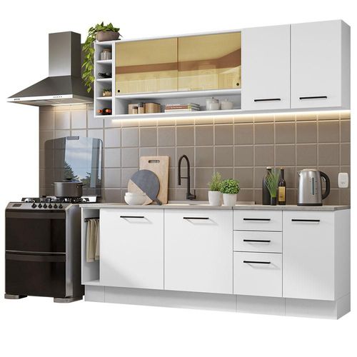 Cocina Integral Completa Modular Madesa Agata 220cm BB 01