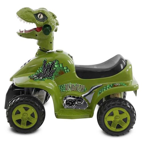 MOTO ELECTRICA DINOSAURIO PRINSEL 1298 MINI QUAD VERDE