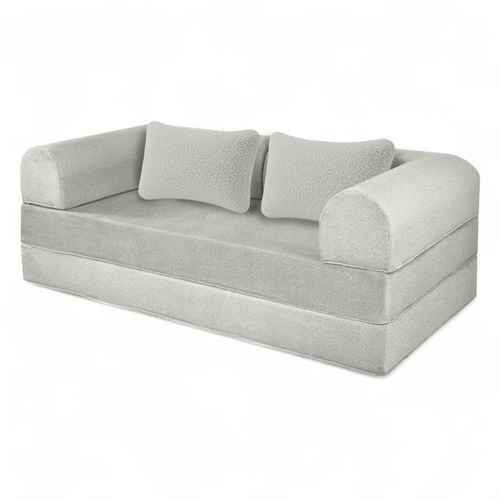 Sofá Cama Teddy 3 Cuerpos NAAP CONCEPT Silver