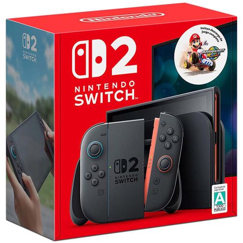 Consola Híbrida Nintendo Switch 2 de 256GB, Incluye Videojuego Mario Kart World