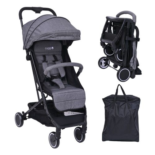 Carriola Para Bebé Cuggl C628 Compacta Y Ligera Impermeable Gris