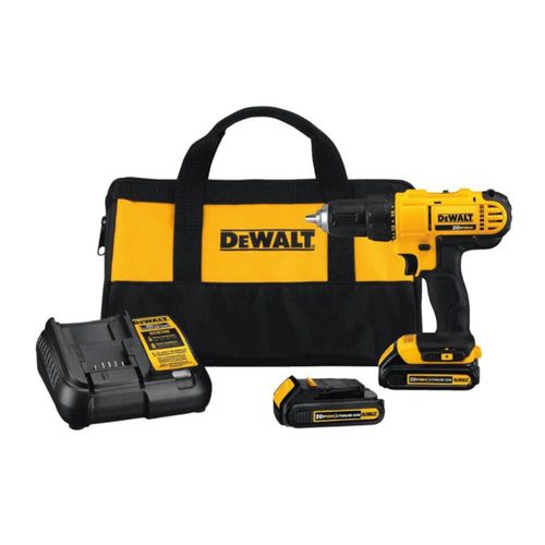 Taladro inalámbrico de 13mm DeWalt DCD771C2 20V