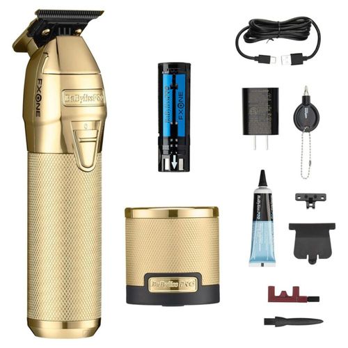 Terminadora BaBylissPRO FXONE GOLDFX FX799G – Trimmer Profesional Todo en Metal, Precisión y Durabilidad