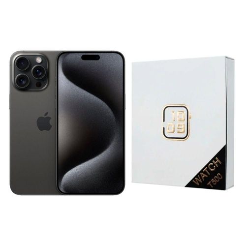 iPhone 15 Pro 128GB Negro CHIP Reacondicionado más Reloj Genérico