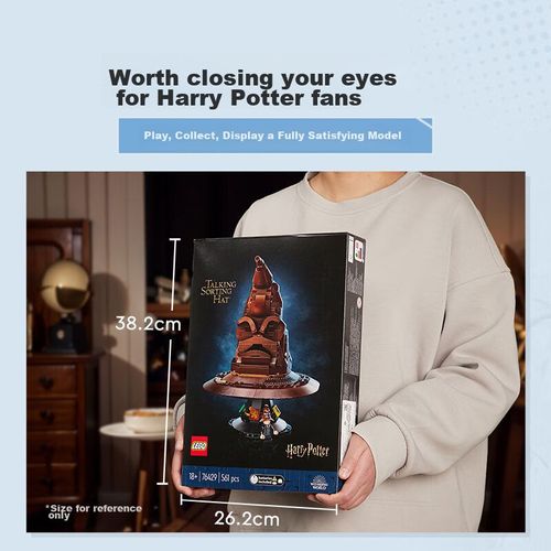 Bloques de construcción LEGO Harry Potter 76429 Sombrero Seleccionador marrón