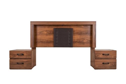 Recamara KS 3 Piezas Satana Nogal Kessa Muebles