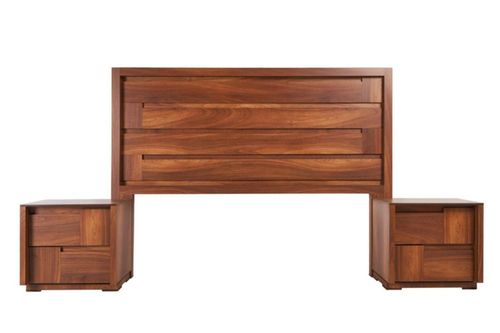 Recamara KS 3 Piezas Vicky Nogal Kessa Muebles