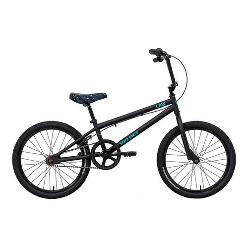 Bicicleta Veloci Law BMX Rodada 20 Negro Mate