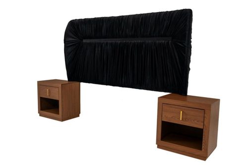 Recamara KS 3 Piezas Umira Negro y Nogal Kessa Muebles