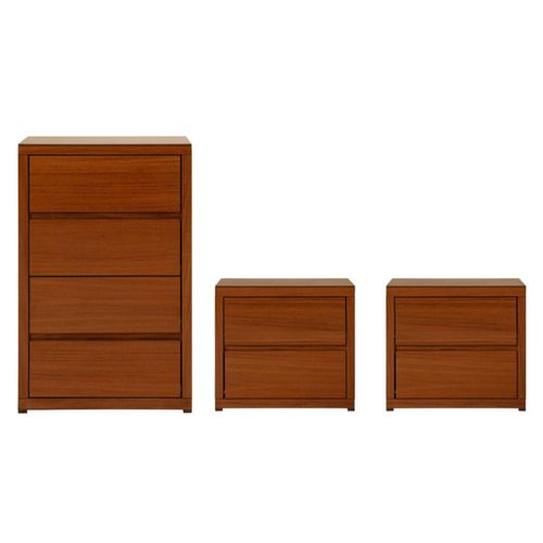 Set de Cajonera y 2 Buros Turquia Parota Kessa Muebles