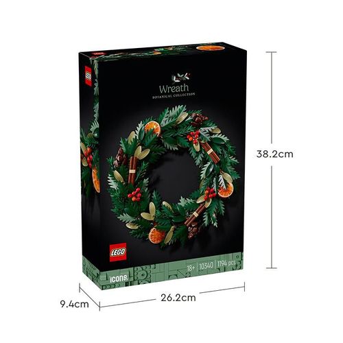 Juego de bloques de construcción LEGO 10340 de plástico para decoración navideña