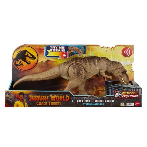 Dinosaurio JURASSIC WORLD T-Rex 42cm de plástico para niños
