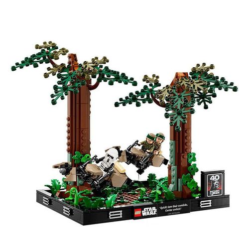 Set de Bloques de Construcción LEGO 75353 Motocicleta de Endor para niños y niñas