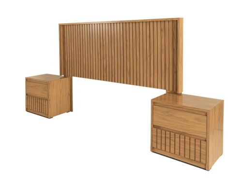 Recamara KS 3 Piezas Katir Natural Kessa Muebles