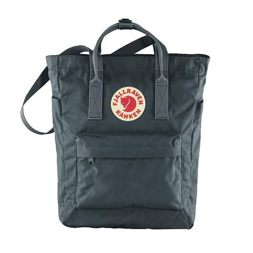 Mochila Kanken Totepack FJALLRAVEN 031 de tela G-1000 Negro Unisex