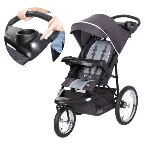 Carriola Baby Trend Jogger Xcel-r8 Plus Con Luces Led Liberty Grey