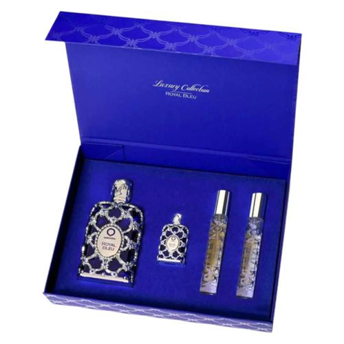 SET ORIENTICA ROYAL BLEU 4PZS 80ML EDP SPRAY/ 7.5ML EDP/ 10ML EDP SPRAY X2