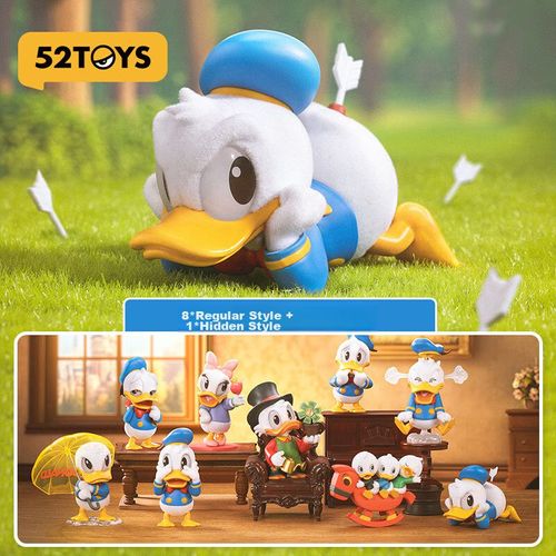 Figuritas sorpresa Club Pato Donald 52TOYS Caja completa de plástico