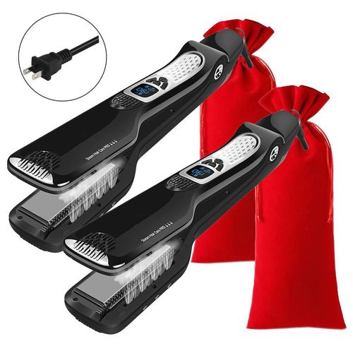 Planchas de Vapor de 5 Temperaturas TitaniumSteamBlack MXTWU-002 Plancha de Ceramica Bonitas