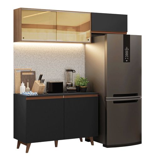 Cocina Modular Reims 190 cm Negro Madesa 09
