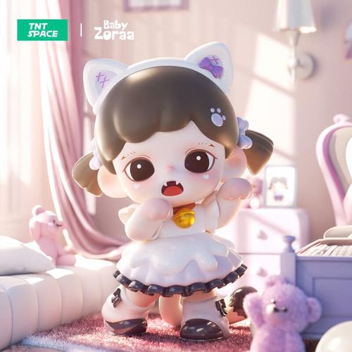 Estatua decorativa de muñeca gato de la suerte TNTSPACE PucKg PVC 14 cm