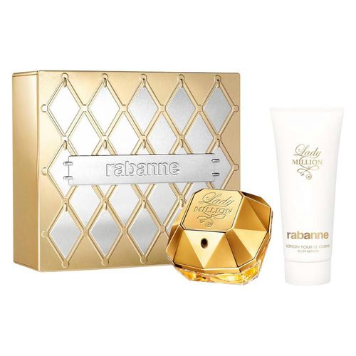 SET LADY MILLION 2PZS 80ML EDP SPRAY /BODY LOTION 100ML