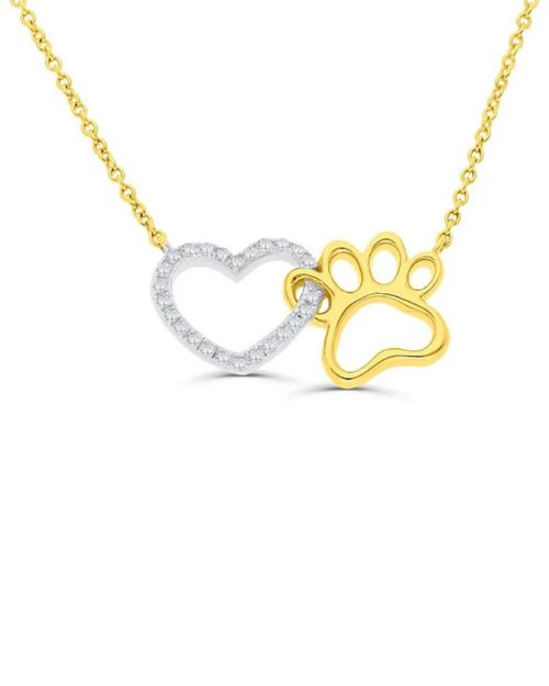 Gargantilla Oro Amarillo 14K 23Pts Diamante ASP-415-GY