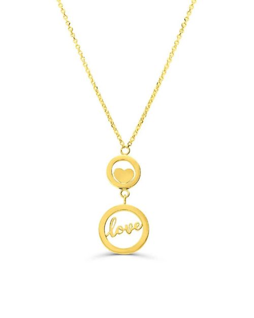 Gargantilla Love De Oro Amarillo 14K (42 Cm + Ext 3 Cm)