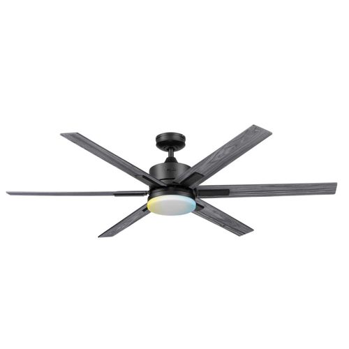 Coolfan Ventilador de Techo de 62 Pulgadas con Luz LED y 6 Aspas Reversibles con Control Remoto