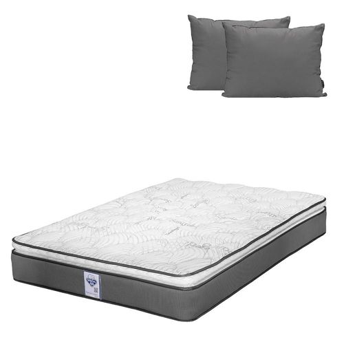 Colchón Matrimonial Spring Air Prestige + Almohada 2 Pack CZD
