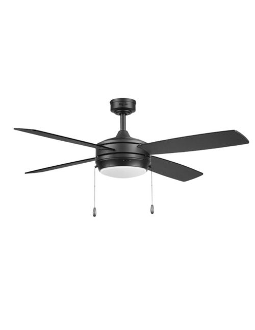 Coolfan Ventilador de Techo de 52 Pulgadas con Luz LED y 4 Aspas Reversibles de Madera con Control Remoto