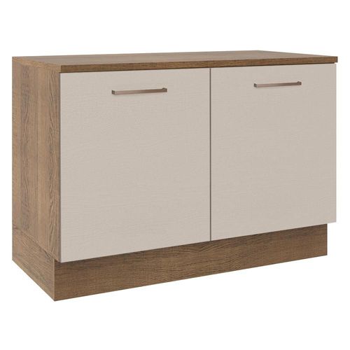 Gabinete Bajo Bufetera Agata 120cm Marrón/Beige Madesa 05