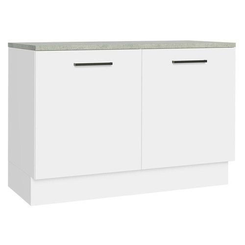 Gabinete Bajo Cocina Agata 120cm Blanco Madesa